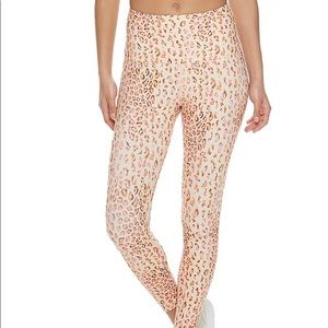 Lorna Jane Wild Leopard Ankle Leggings